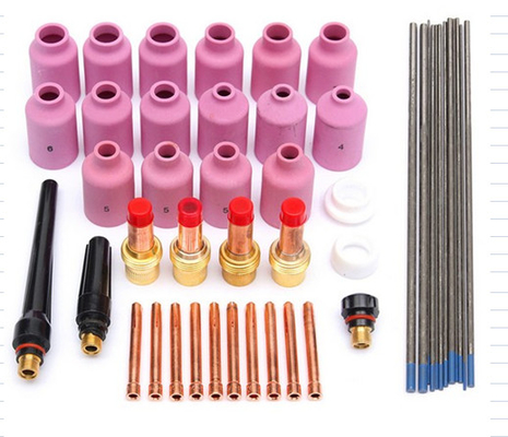 High Durability Tig Consumables Kits Gas Lens For WP 17 18 26 Torch