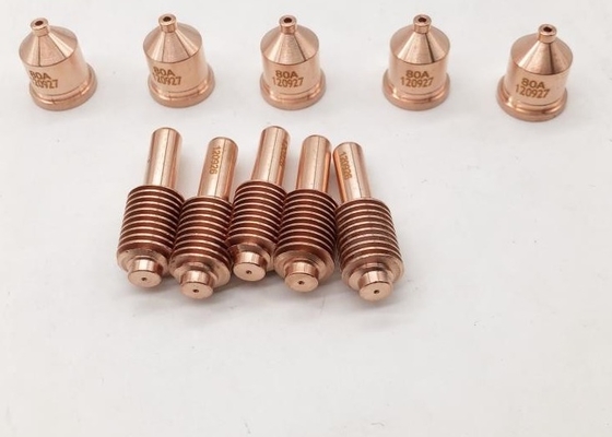 120926 Electrode And 120927 Plasma Torch Nozzle For Plasma Cutting Torch