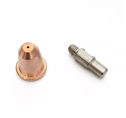 S45 Plasma Cutting Torch Parts Nozzle And Electrode With Copper Material