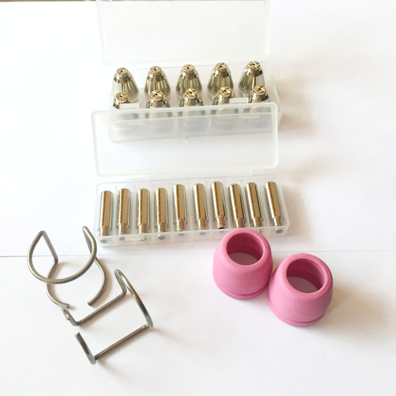 AG60 SG55 Plasma Cutter Consumables Electrode Nozzle Shield And Spacer
